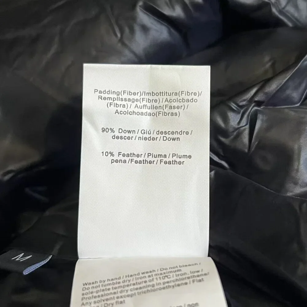 NWOT MSGM Women's Down Puffer Jacket Size S Three-Quarter Sleeve - Picture 13 of 16